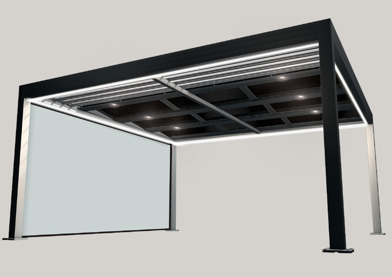 Pergosolar modèle assemblage