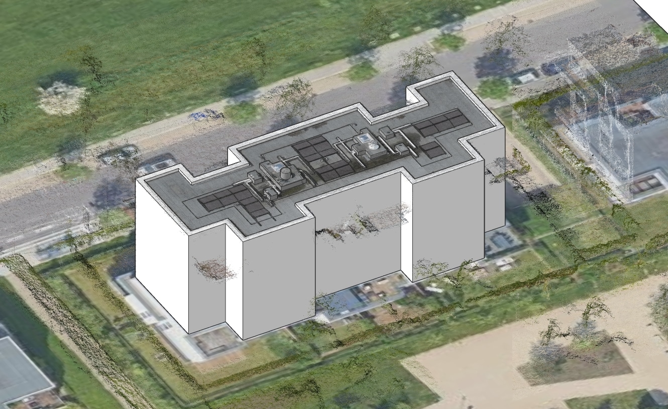 Plan depuis drone