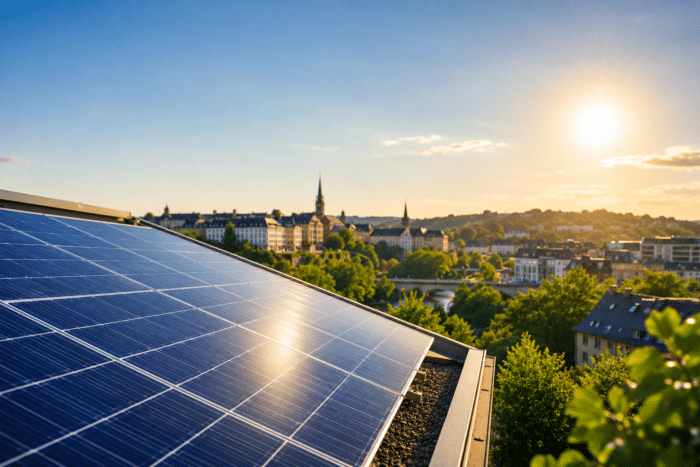 Le solaire devient la 1ère source d&rsquo;électricité produite au Luxembourg